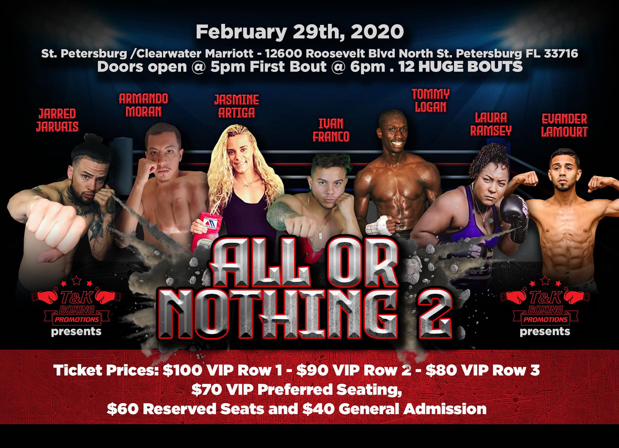 Laura Ramsey and Gwendolyn ONeil Rematch Set for February 29