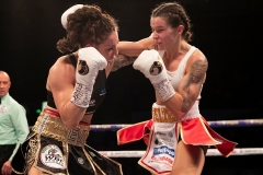 Eva Wahlstrom vs Terri Harper, WBC and IBO Super-Featherweight Bout , FlyDSA Arena in Sheffield. 
8th February 2020
Picture By Mark Robinson.