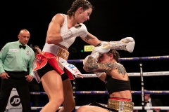 Eva Wahlstrom vs Terri Harper, WBC and IBO Super-Featherweight Bout , FlyDSA Arena in Sheffield. 
8th February 2020
Picture By Mark Robinson.