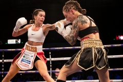 Eva Wahlstrom vs Terri Harper, WBC and IBO Super-Featherweight Bout , FlyDSA Arena in Sheffield. 
8th February 2020
Picture By Mark Robinson.