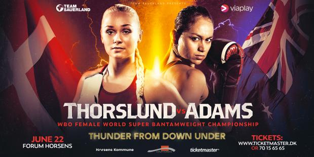 April Adams on her June 22 Challenge of WBO Super Bantamweight Champion: “It’s up to Dina (Thorslund) to see if she can weather the storm!”